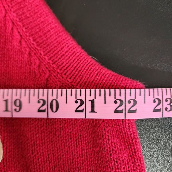 Basic Editions Holiday embroidered sweater vest (size 1X) - Picture 8 of 9